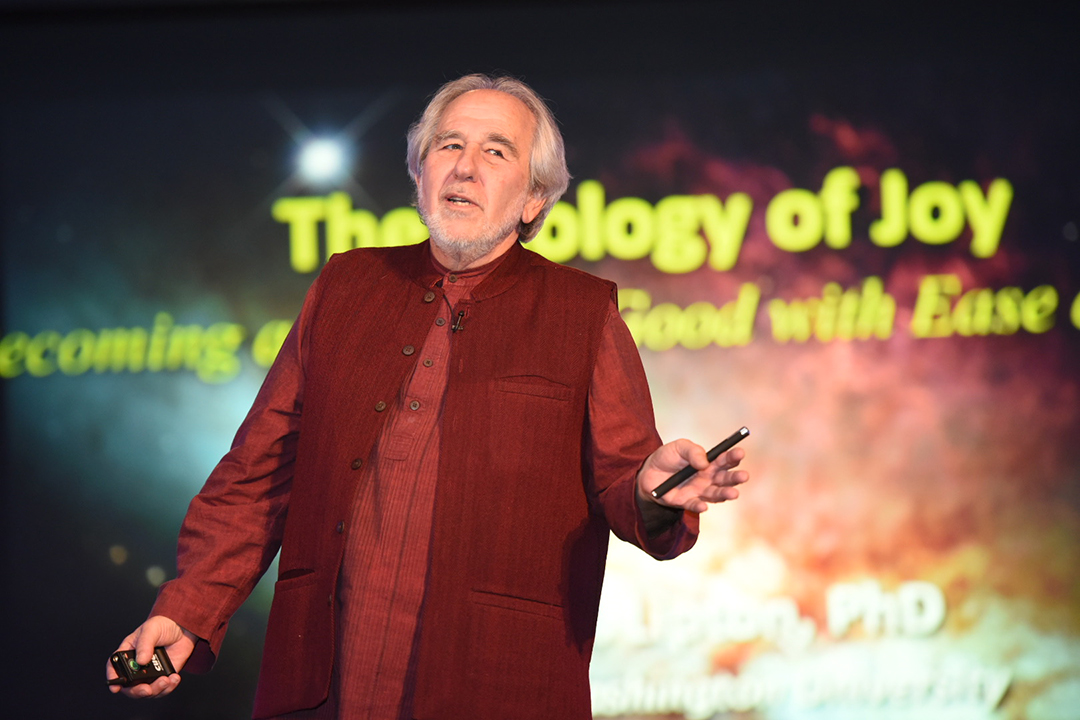 Bruce Lipton speaks at GW on The Biology of Joy