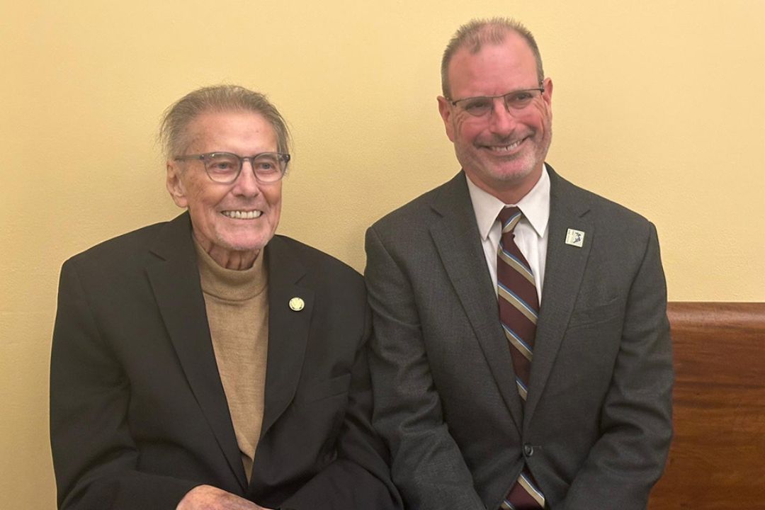 Bob Car and Todd Belt smiling together
