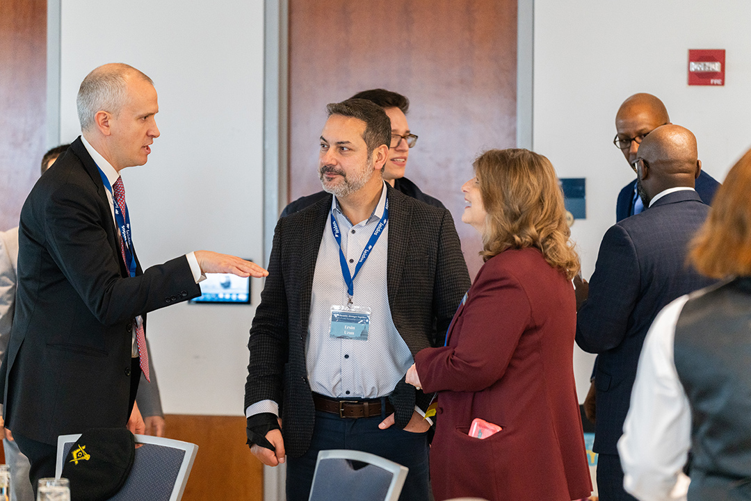 Attendees at VIP Networking Luncheon, Cyber Conference