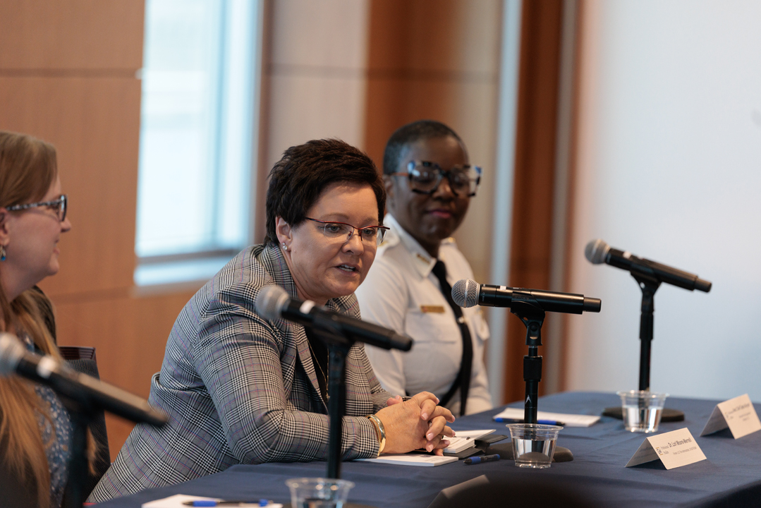 Dr. Lori Moore-Merrell and Assistant Chief Tasha Bryant