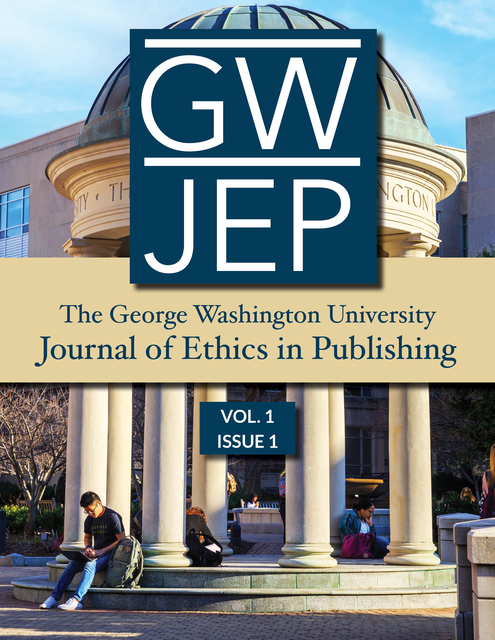 GW JEP GW Journal of Ethics in Publishing cover graphic