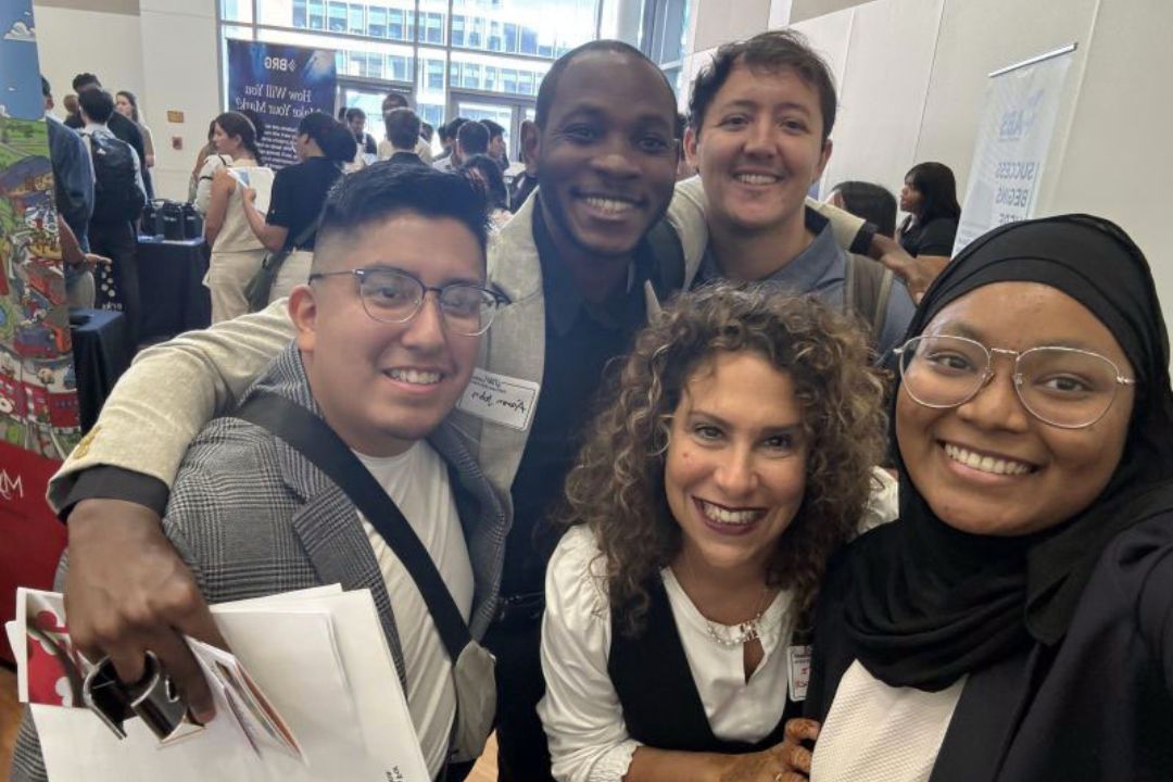 Brady Rivera, A’aron John, Fernando Garcia-Corrales, Salimatou Doumbouya and Nicole Mintz