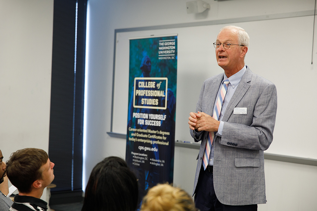 Dean Deering at Arlington Meet and Greet event