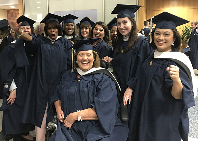 SPR students at 2017 Commencement