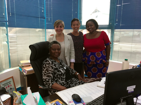 Paralegal program faculty in Tanzania office 