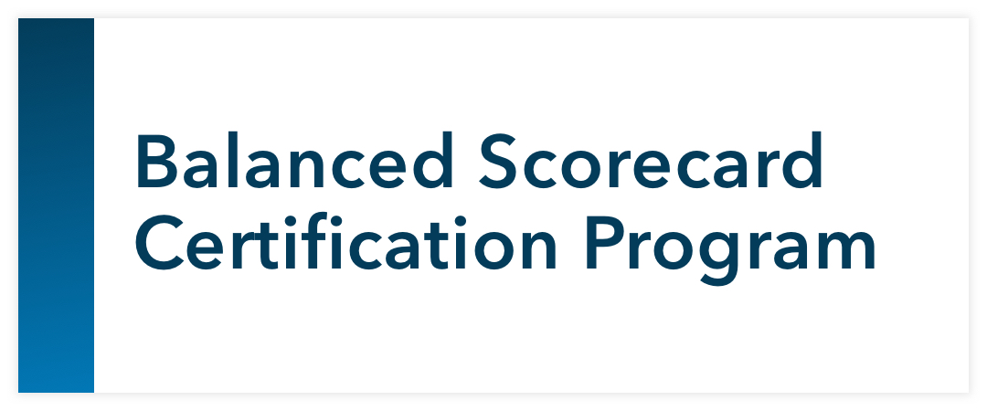 Balanced Scorecard Certification Program