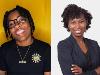 From left to right: Lakeisha Wright, AICP; Desiree Powell; Allie Thompson, SUP ‘18; Latisha Atkins, J.D