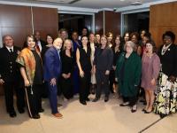 Group of ECLC cohort 4 graduates posing with Dean Riddle