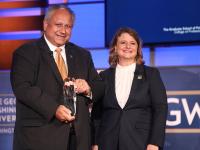 Secretary Del Toro and Dean Liesl Riddle