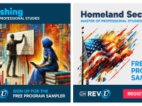 Publishing and Homeland Security Program samplers on GW RevU