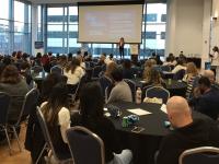 Angela Ayres at Pi Sigma Conference
