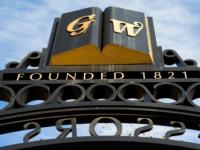 GW Founded 1821 Professors gate