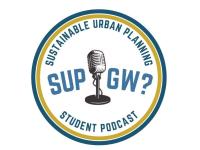 Sustainable Urban Planning, SUP GW? Student Podcast with image of a microphone