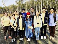 SUP Students at Bay of Bengal in Bangladesh