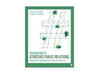 book cover in green and blue with introduction to strategic public realtions on it