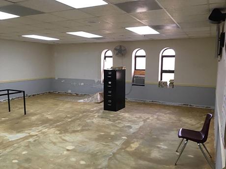 Empty room under construction