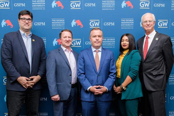 GSPM 3 male panelists and female moderator