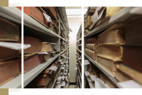 Law library stacks