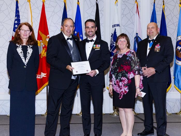 James Miller at NMIF awards ceremony 