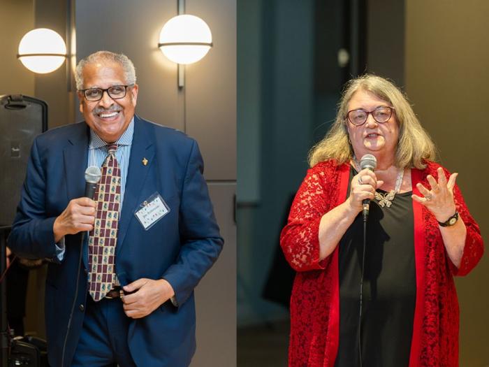 Jim Robinson and Dr. Natalie K. Houghtby-Haddon
