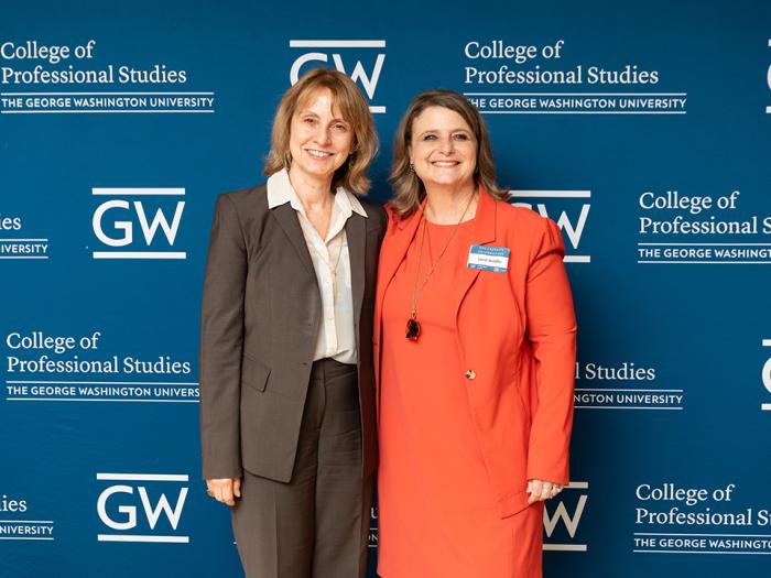Elaine Lammert and CPS Dean Riddle