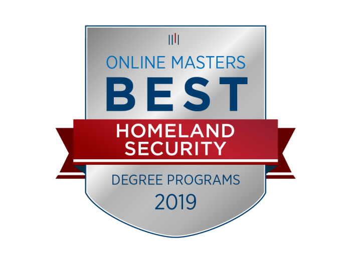 Online Masters Best Homeland Security Degree Programs 2019