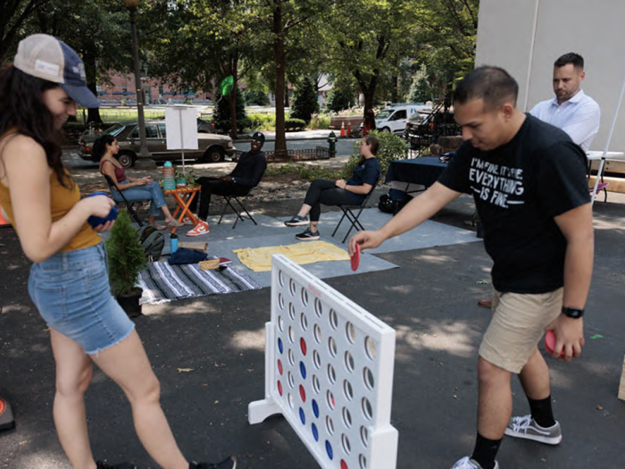 Parking Day at GW Campus