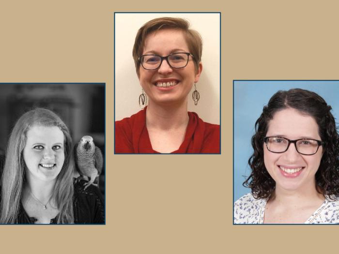 3 publishing students, all female