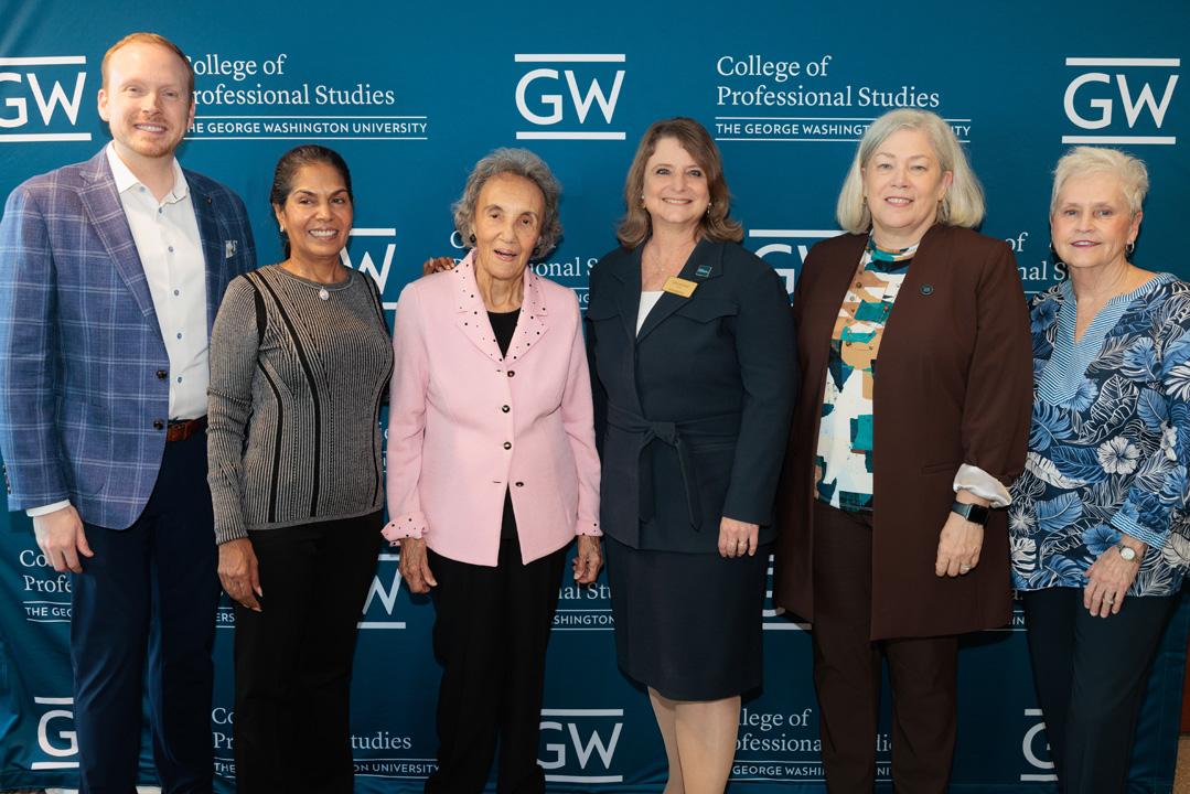 Anthony Shop, Vida Ali, Virginia Ali, Dean Riddle, President Granberg and Sonya