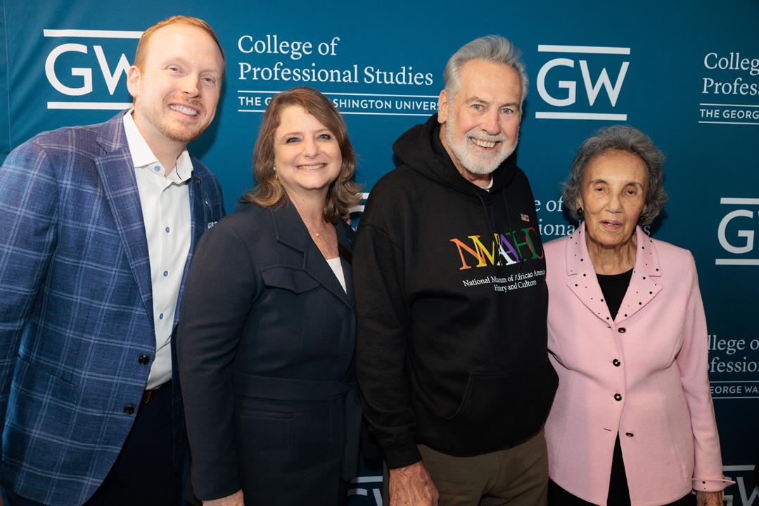 Anthony Shop, Dean Riddle, Dr. Bernard Demczuk and Virginia Ali