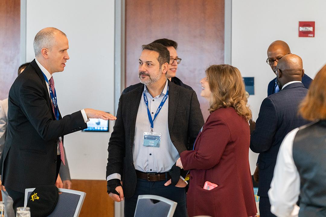 Attendees at VIP Networking Luncheon, Cyber Conference