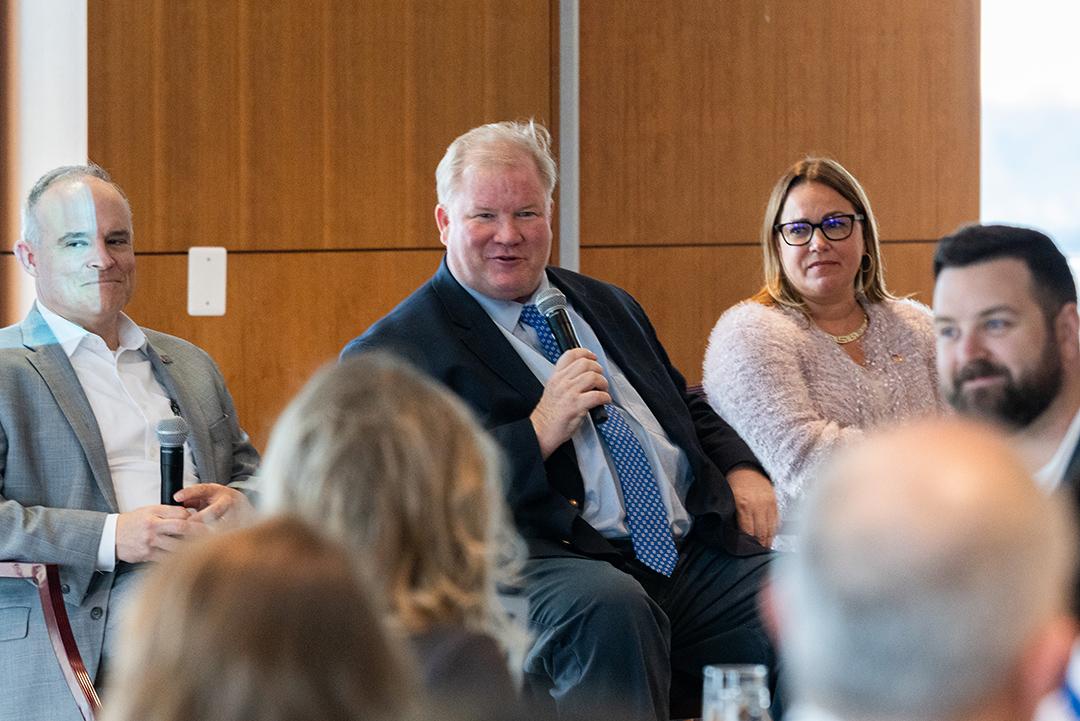 panel speakers at VIP luncheon