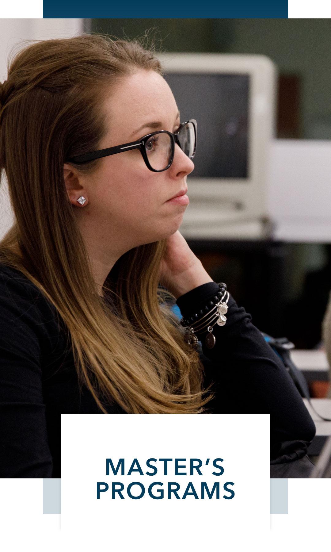 Female student; Master's Programs