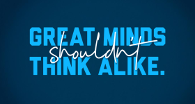 Great Mind don't shouldn't think alike