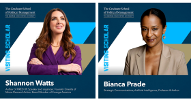 Visiting Scholars Shannon Watts and Bianca Prade